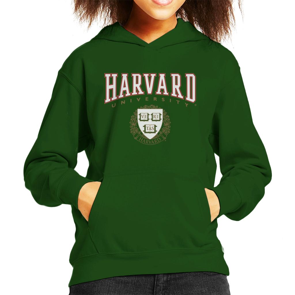 Harvard University Classic Crest Kid's Hooded Sweatshirt-ALL + EVERY