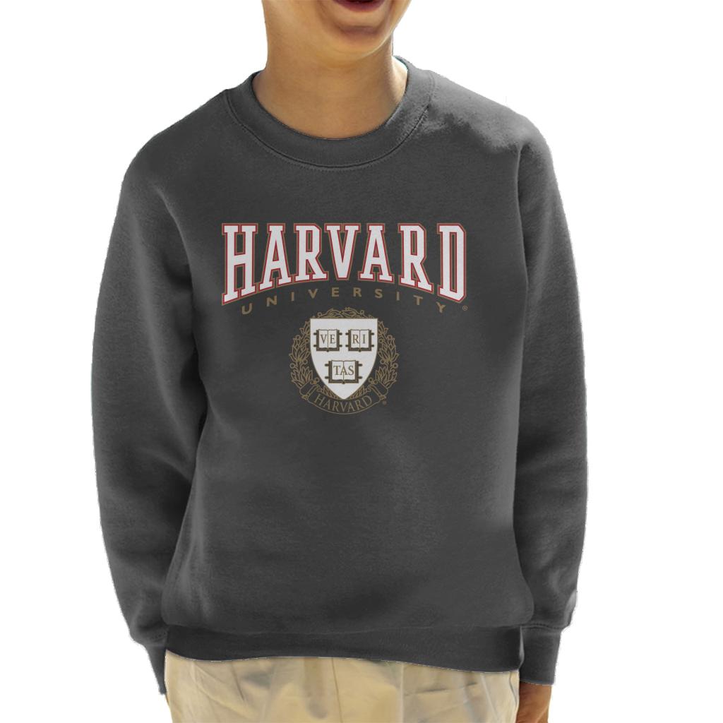 Harvard University Classic Crest Kid's Sweatshirt-ALL + EVERY