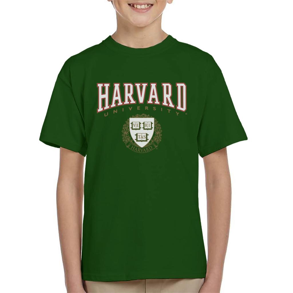 Harvard University Classic Crest Kid's T-Shirt-ALL + EVERY