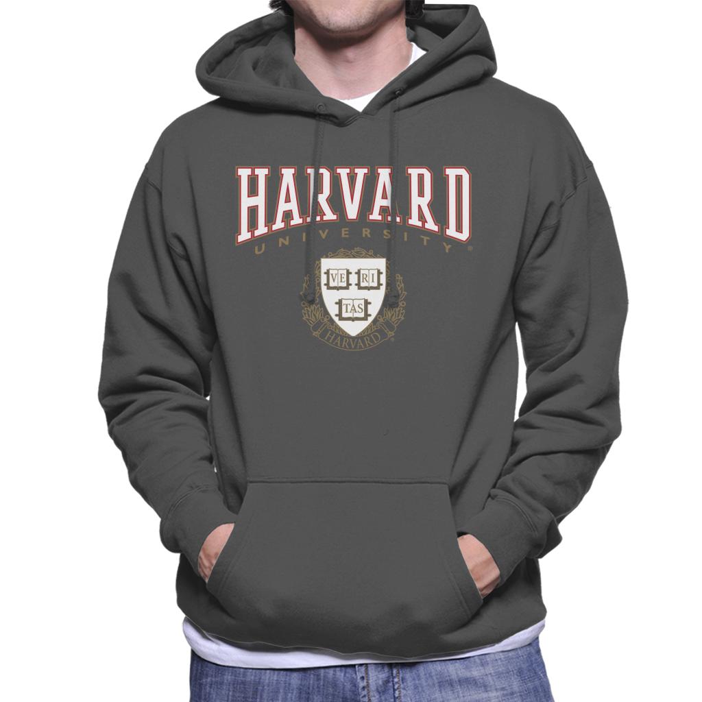 Harvard University Classic Crest Men's Hooded Sweatshirt-ALL + EVERY