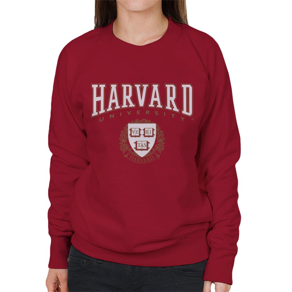 Harvard University Classic Crest Women's Sweatshirt-ALL + EVERY