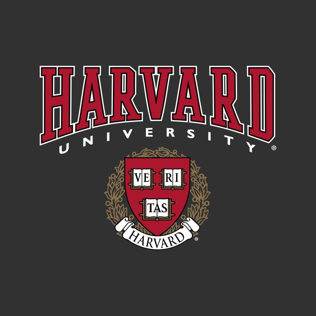 Harvard University Red Veritas Crest Men's Sweatshirt-ALL + EVERY