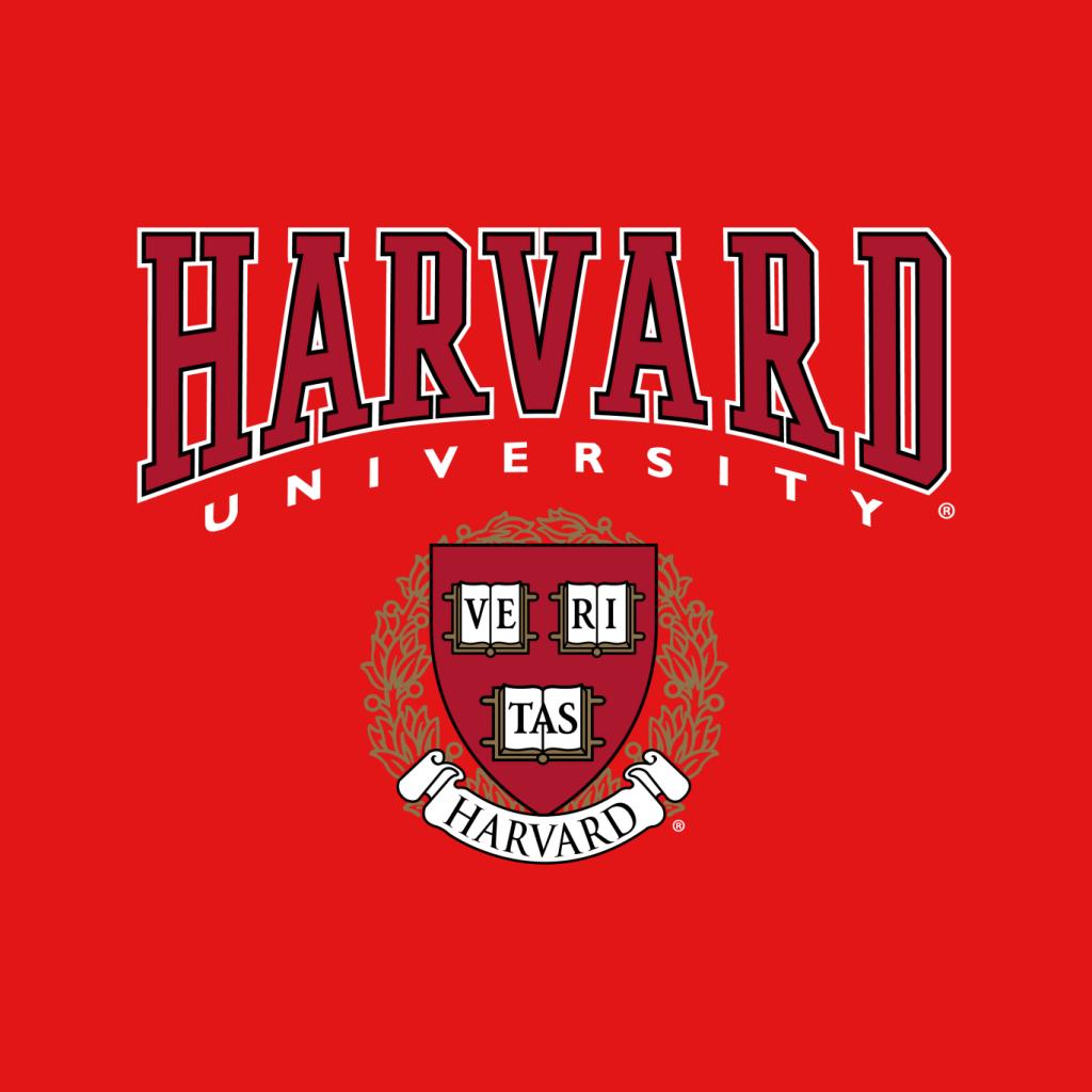 Harvard University Red Veritas Crest Men's Hooded Sweatshirt-ALL + EVERY