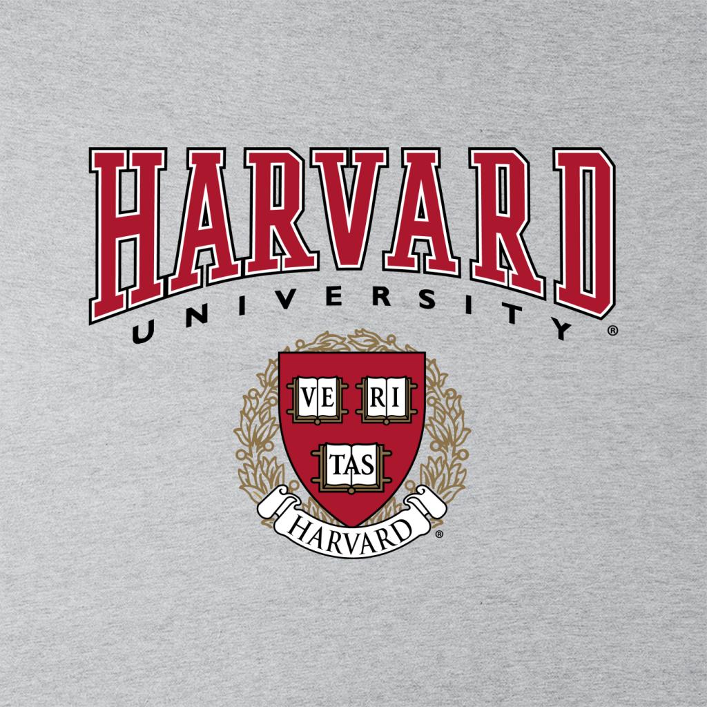 Harvard University Veritas Red Crest Men's Sweatshirt-ALL + EVERY