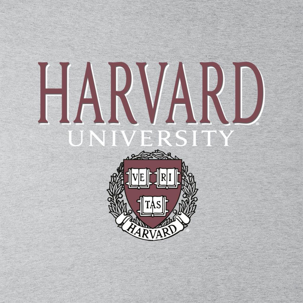 Harvard University Faded Veritas Crest Men's Hooded Sweatshirt-ALL + EVERY