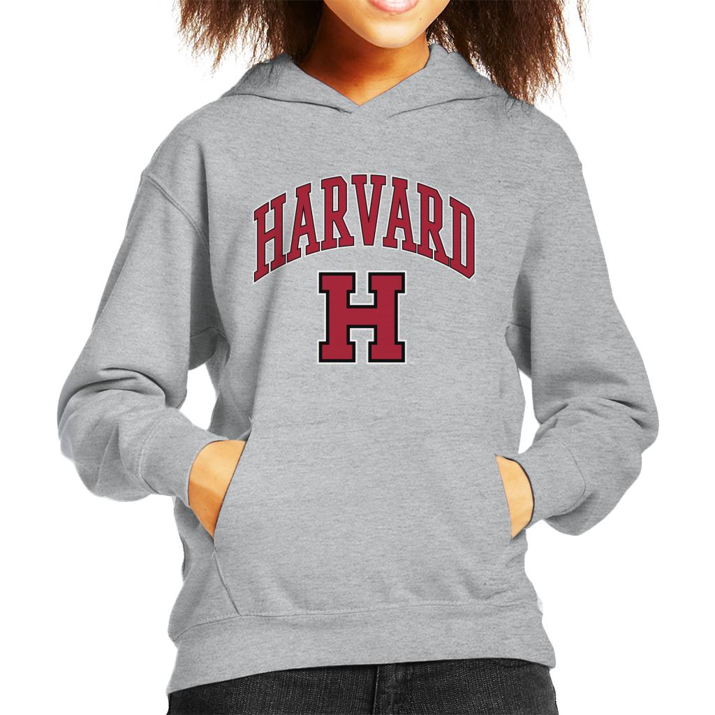 Harvard University Varsity Sports Logo Kid's Hooded Sweatshirt-ALL + EVERY