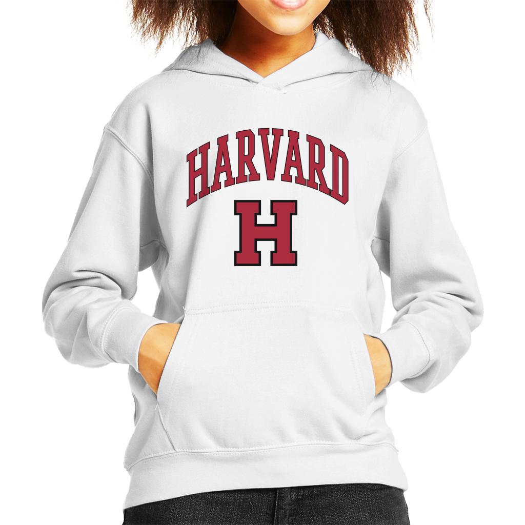 Harvard University Varsity Sports Logo Kid's Hooded Sweatshirt-ALL + EVERY