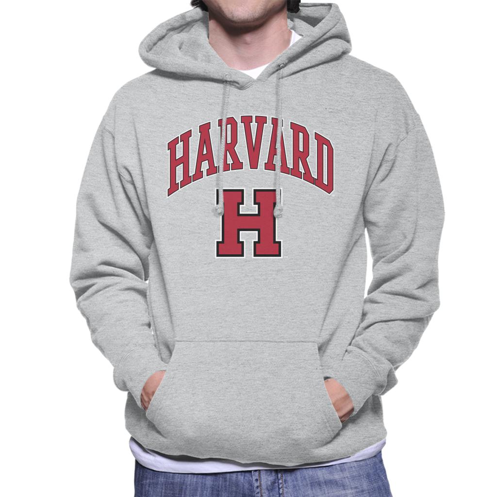 Harvard University Varsity Sports Logo Men's Hooded Sweatshirt-ALL + EVERY