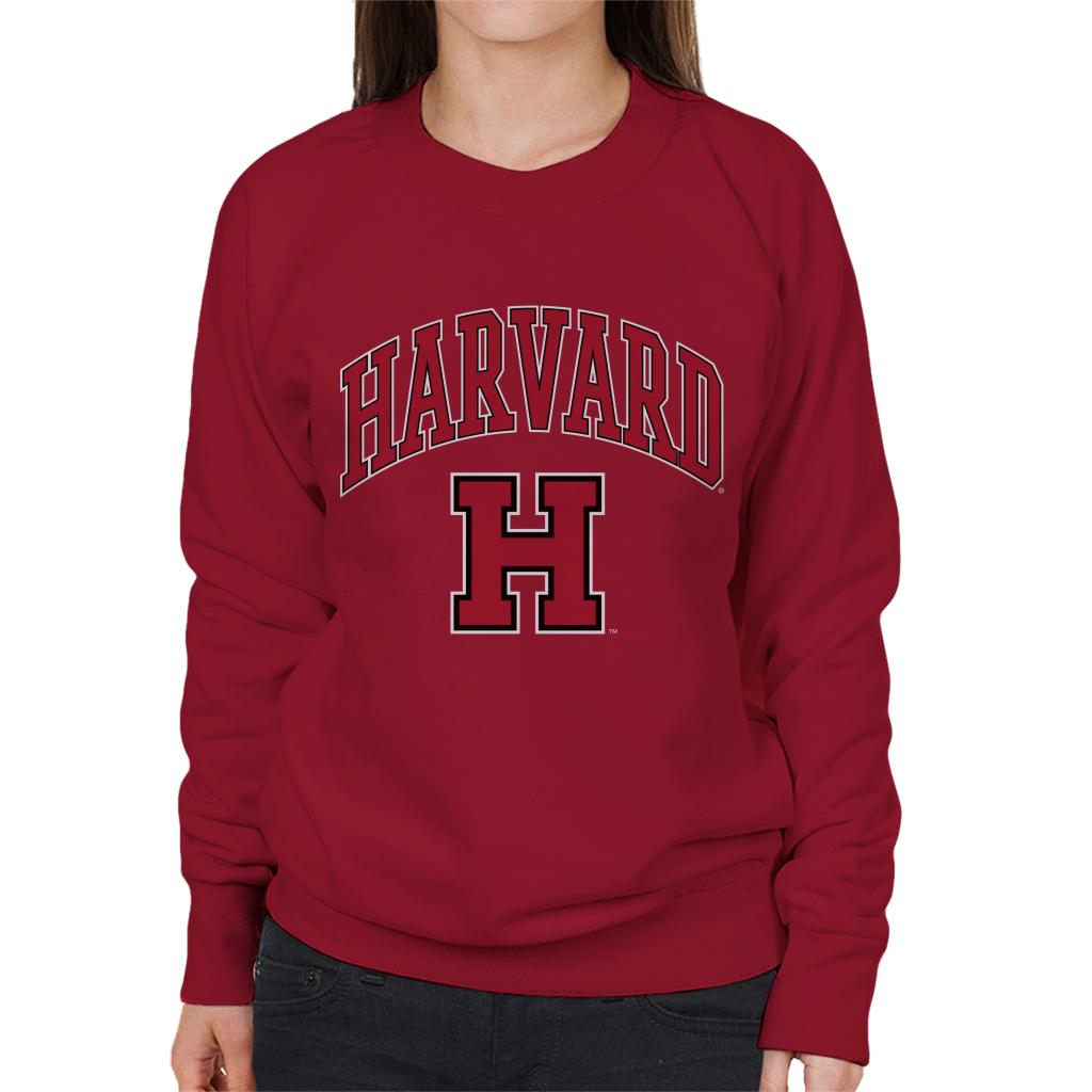 Harvard University Varsity Sports Logo Women's Sweatshirt-ALL + EVERY