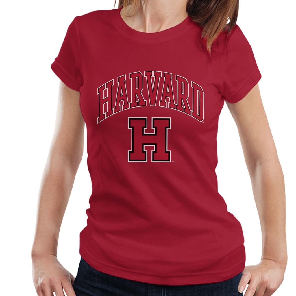 Harvard University Varsity Sports Logo Women's T-Shirt-ALL + EVERY