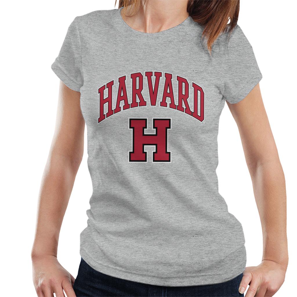 Harvard University Varsity Sports Logo Women's T-Shirt-ALL + EVERY