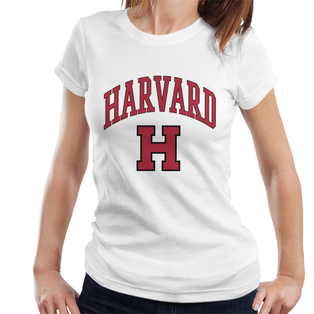 Harvard University Varsity Sports Logo Women's T-Shirt-ALL + EVERY