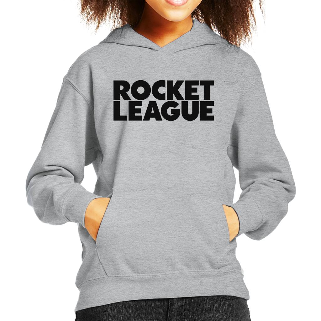 Rocket League Black Classic Logo Kid's Hooded Sweatshirt