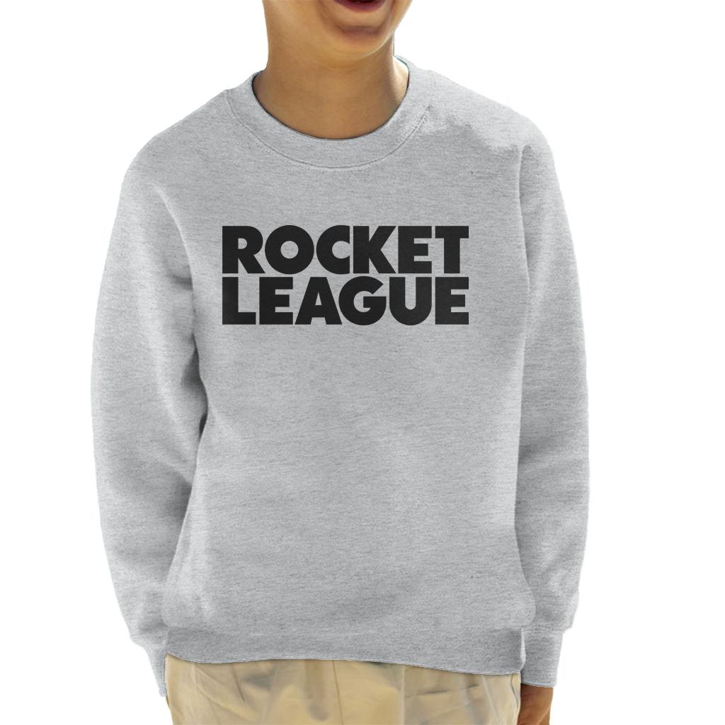 Rocket League Black Classic Logo Kid's Sweatshirt