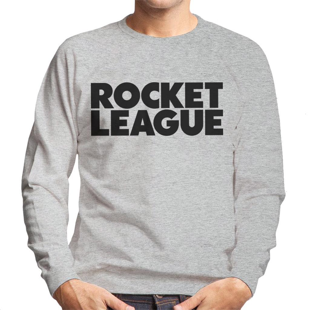 Rocket League Black Classic Logo Men's Sweatshirt-ALL + EVERY