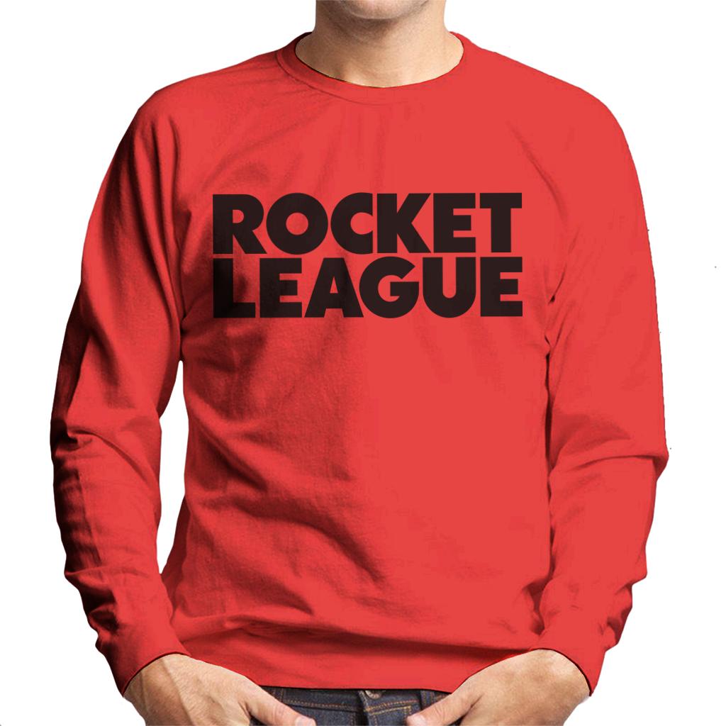 Rocket League Black Classic Logo Men's Sweatshirt-ALL + EVERY