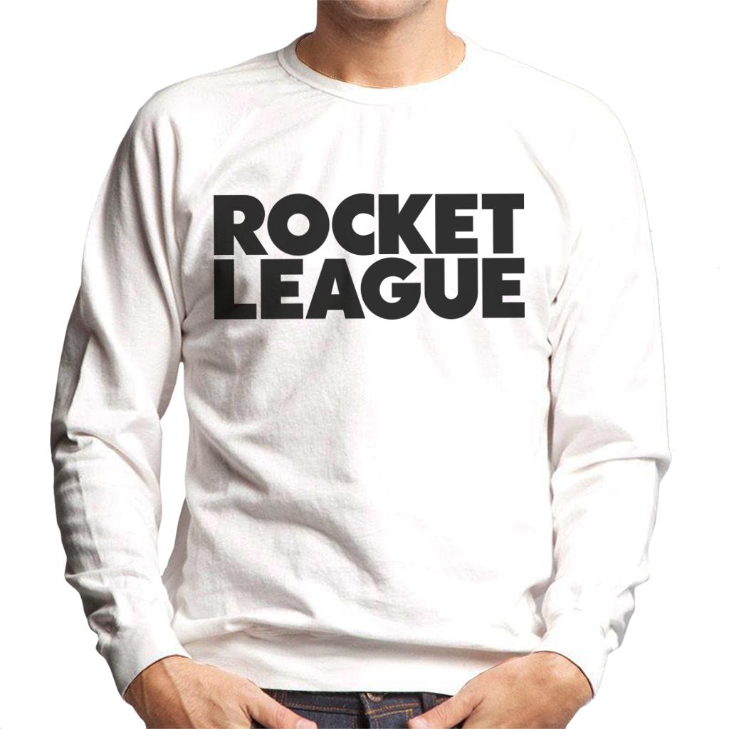 Rocket League Black Classic Logo Men's Sweatshirt-ALL + EVERY