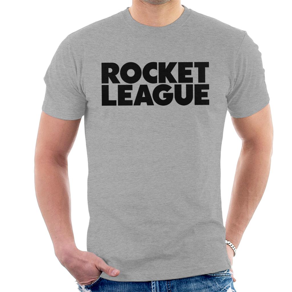 Rocket League Black Classic Logo Men's T-Shirt-ALL + EVERY