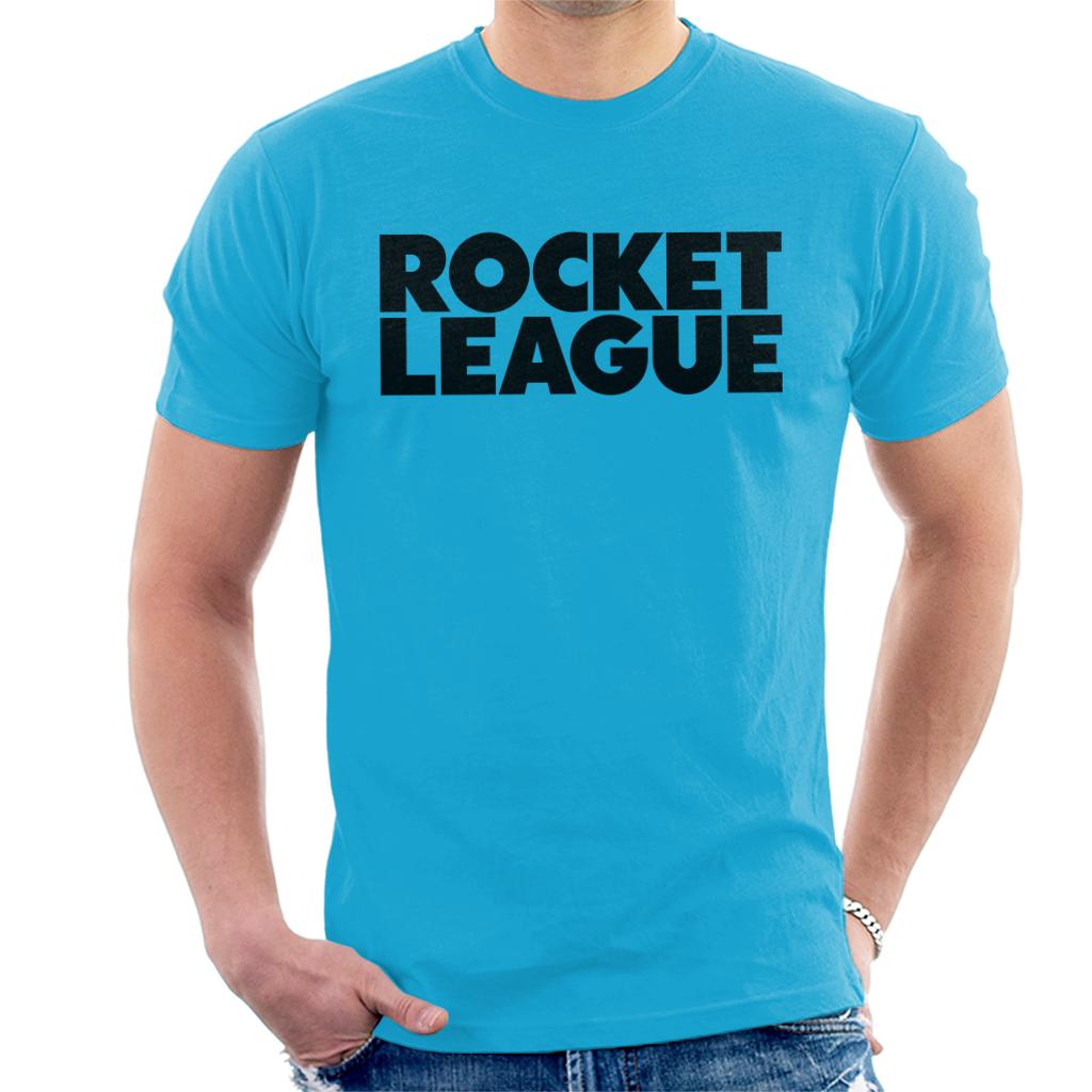 Rocket League Black Classic Logo Men's T-Shirt-ALL + EVERY