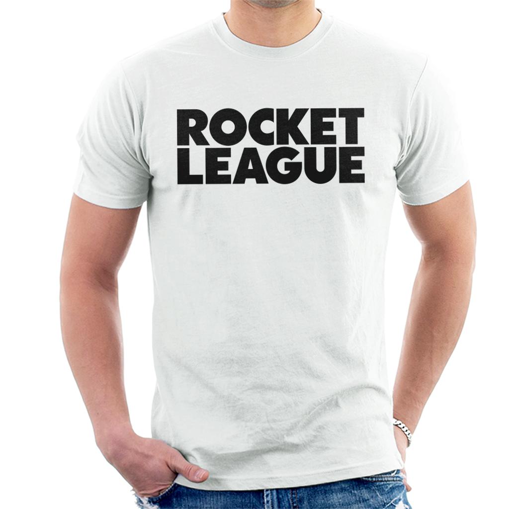 Rocket League Black Classic Logo Men's T-Shirt-ALL + EVERY