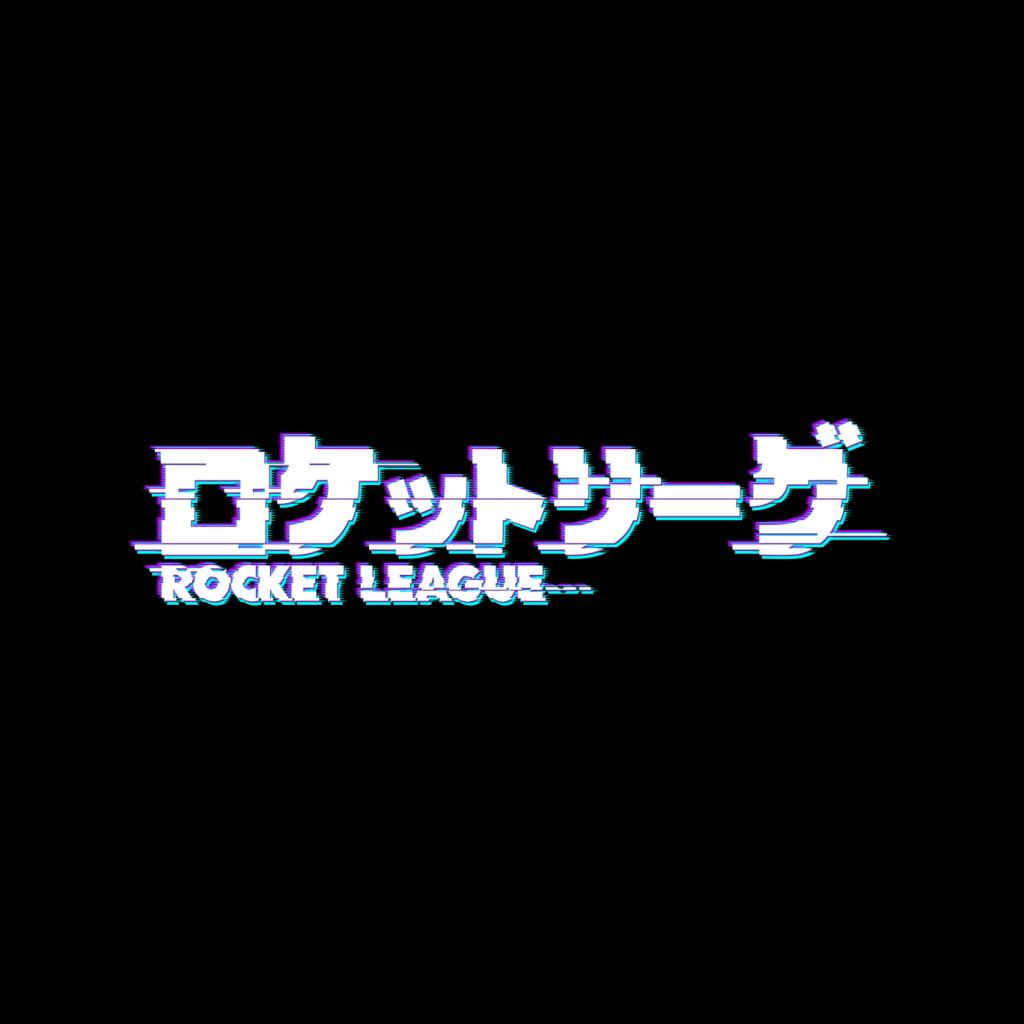 Rocket League Light Tokyo Glitch Logo Men's T-Shirt-ALL + EVERY