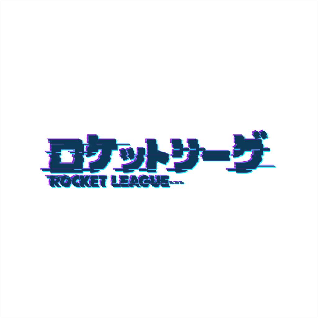 Rocket League Dark Tokyo Logo Glitch Men's Sweatshirt-ALL + EVERY