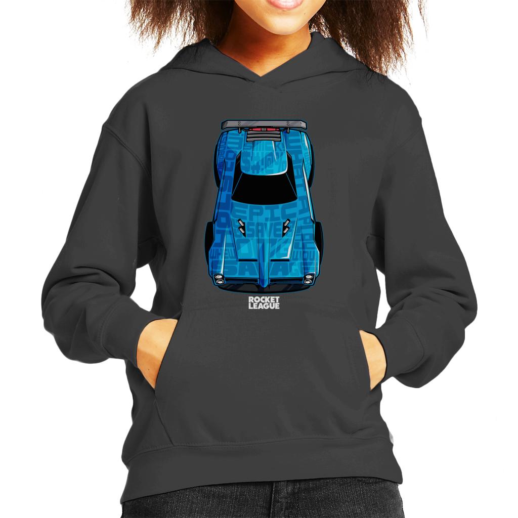 Rocket League Blue Dominus Kid's Hooded Sweatshirt