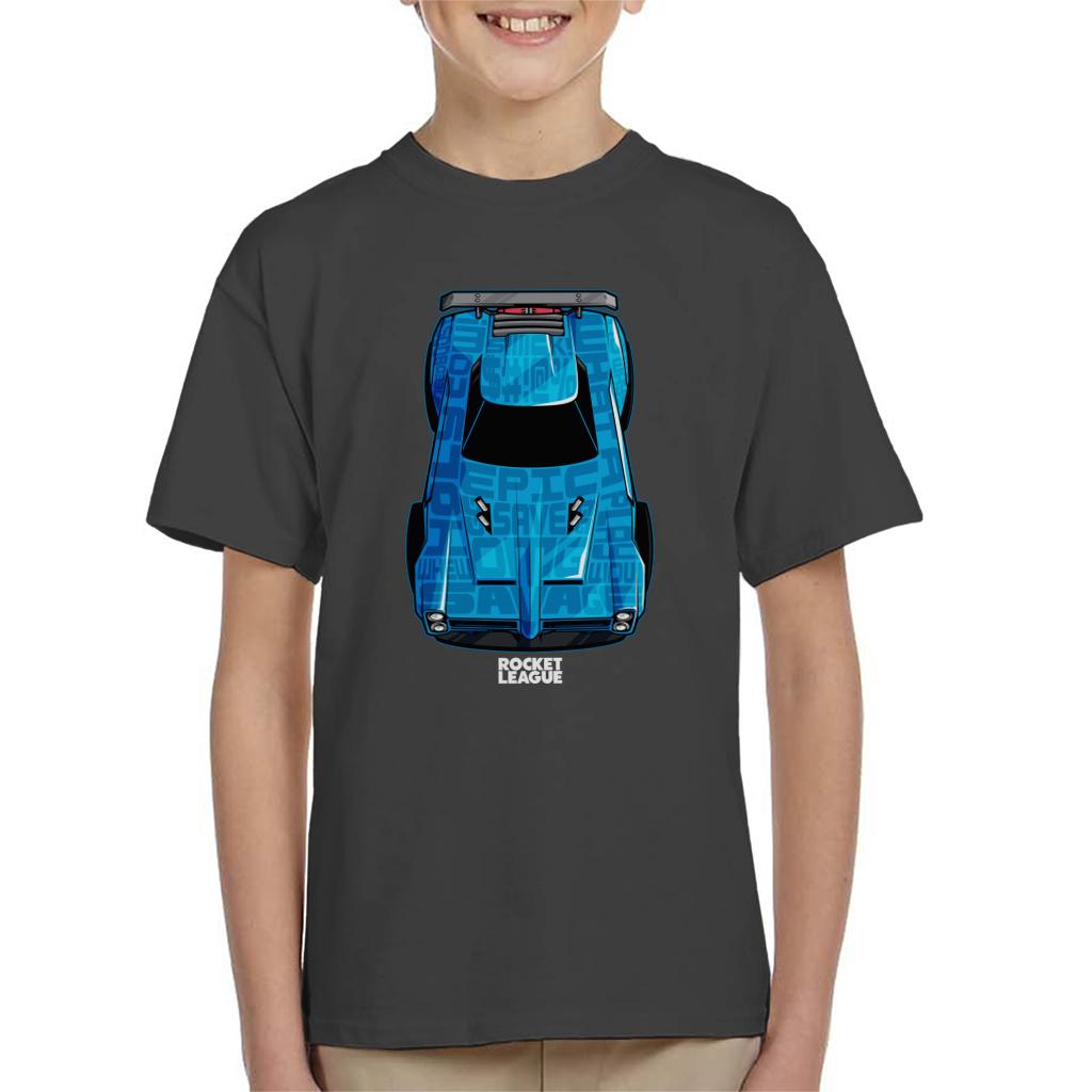 Rocket League Blue Dominus Kid's T-Shirt-ALL + EVERY