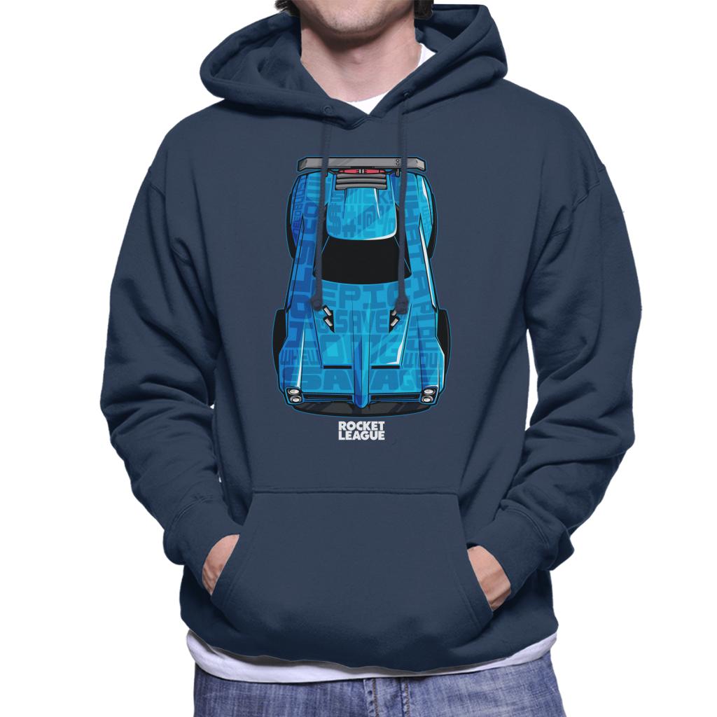Rocket League Blue Dominus Men's Hooded Sweatshirt