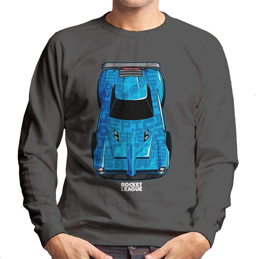 Rocket League Blue Dominus Men's Sweatshirt-ALL + EVERY