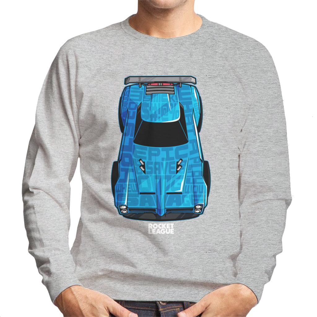 Rocket League Blue Dominus Men's Sweatshirt-ALL + EVERY