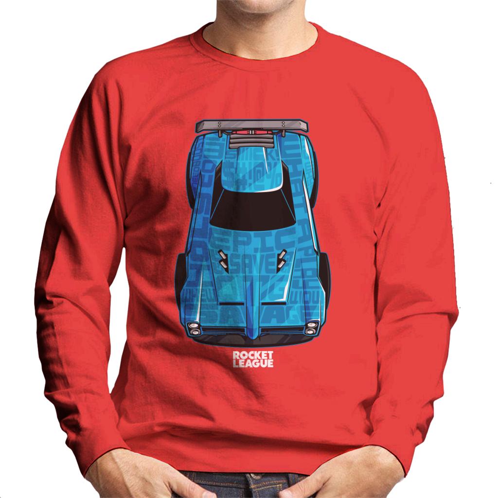 Rocket League Blue Dominus Men's Sweatshirt-ALL + EVERY