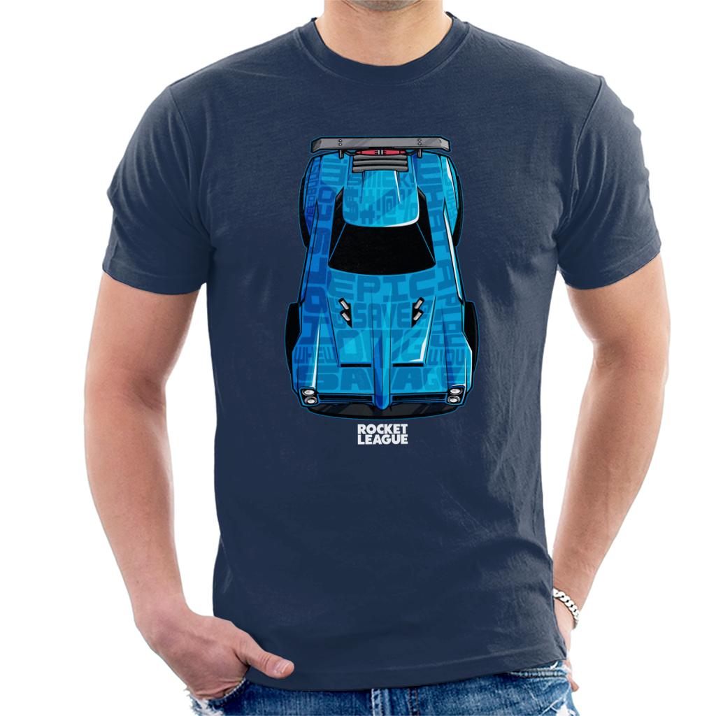 Rocket League Blue Dominus Men's T-Shirt-ALL + EVERY