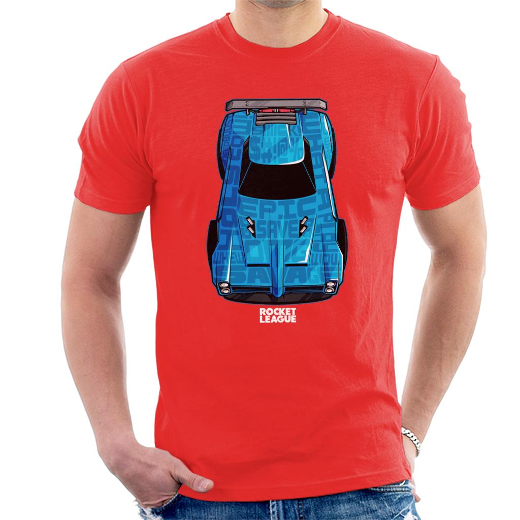 Rocket League Blue Dominus Men's T-Shirt-ALL + EVERY