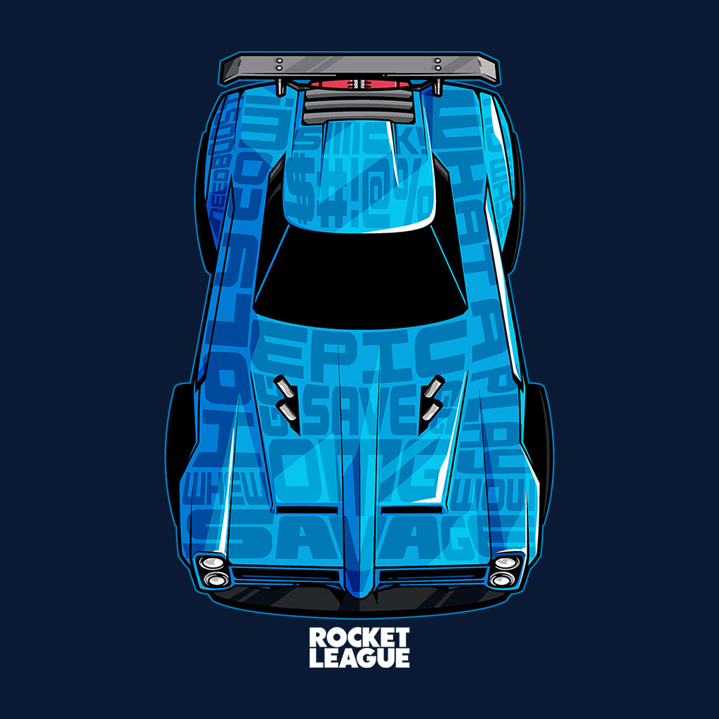 Rocket League Blue Dominus Men's T-Shirt-ALL + EVERY