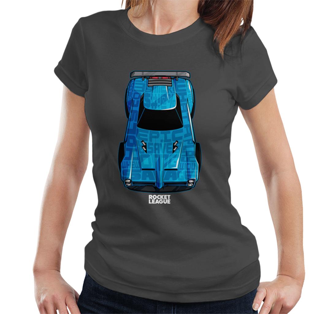 Rocket League Blue Dominus Women's T-Shirt-ALL + EVERY