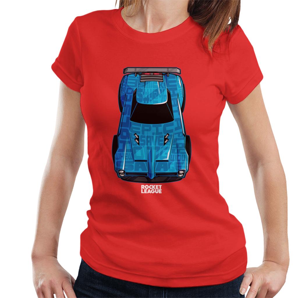 Rocket League Blue Dominus Women's T-Shirt-ALL + EVERY