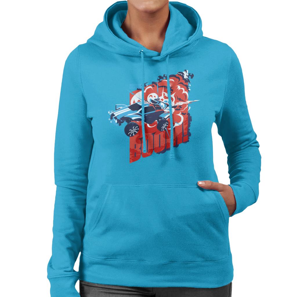 Rocket League The Octane Boom Women's Hooded Sweatshirt-ALL + EVERY