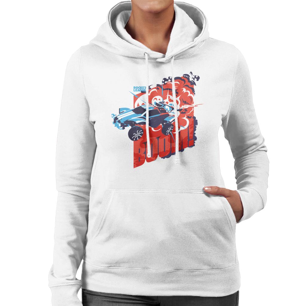 Rocket League The Octane Boom Women's Hooded Sweatshirt-ALL + EVERY