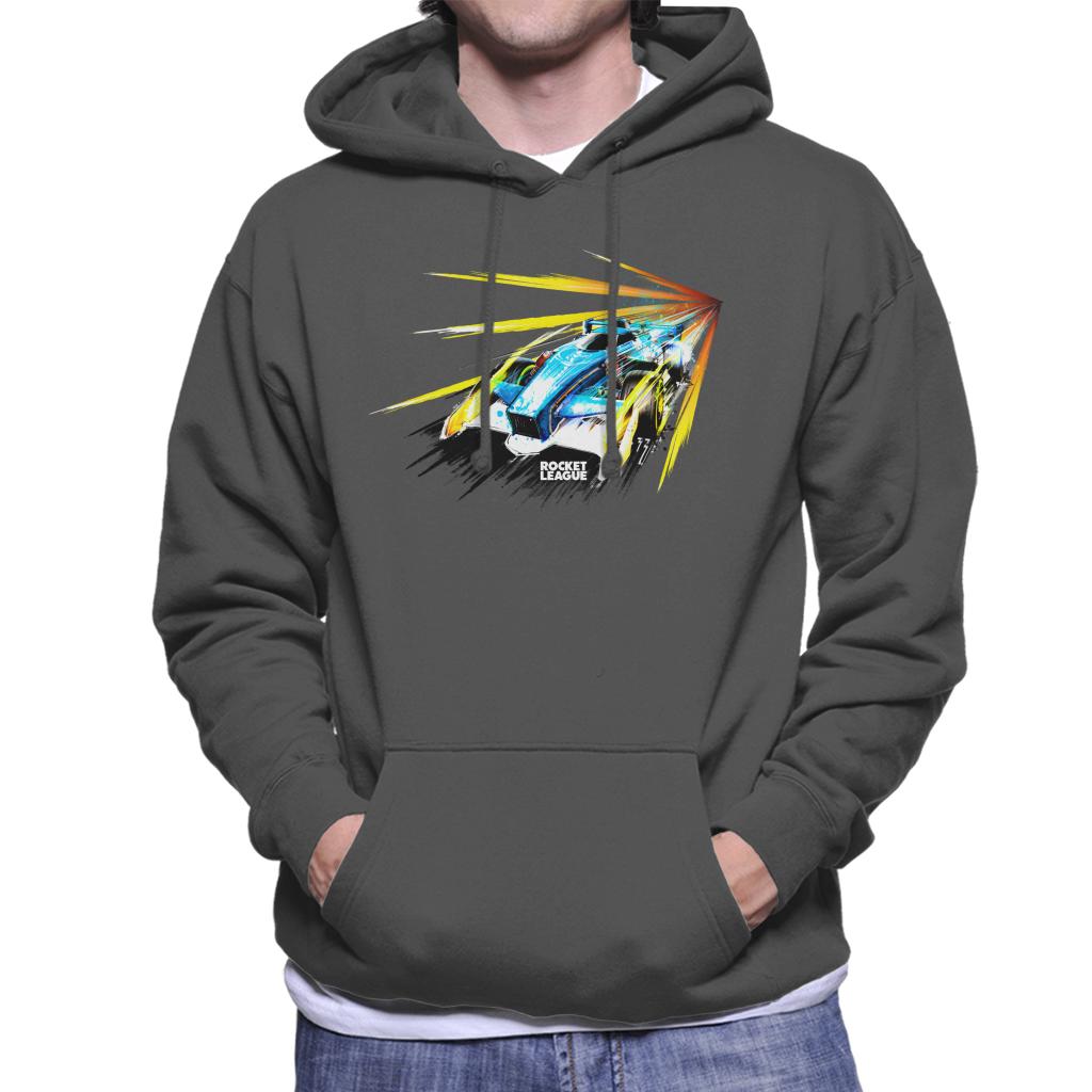 Rocket League Animus GP Men's Hooded Sweatshirt-ALL + EVERY