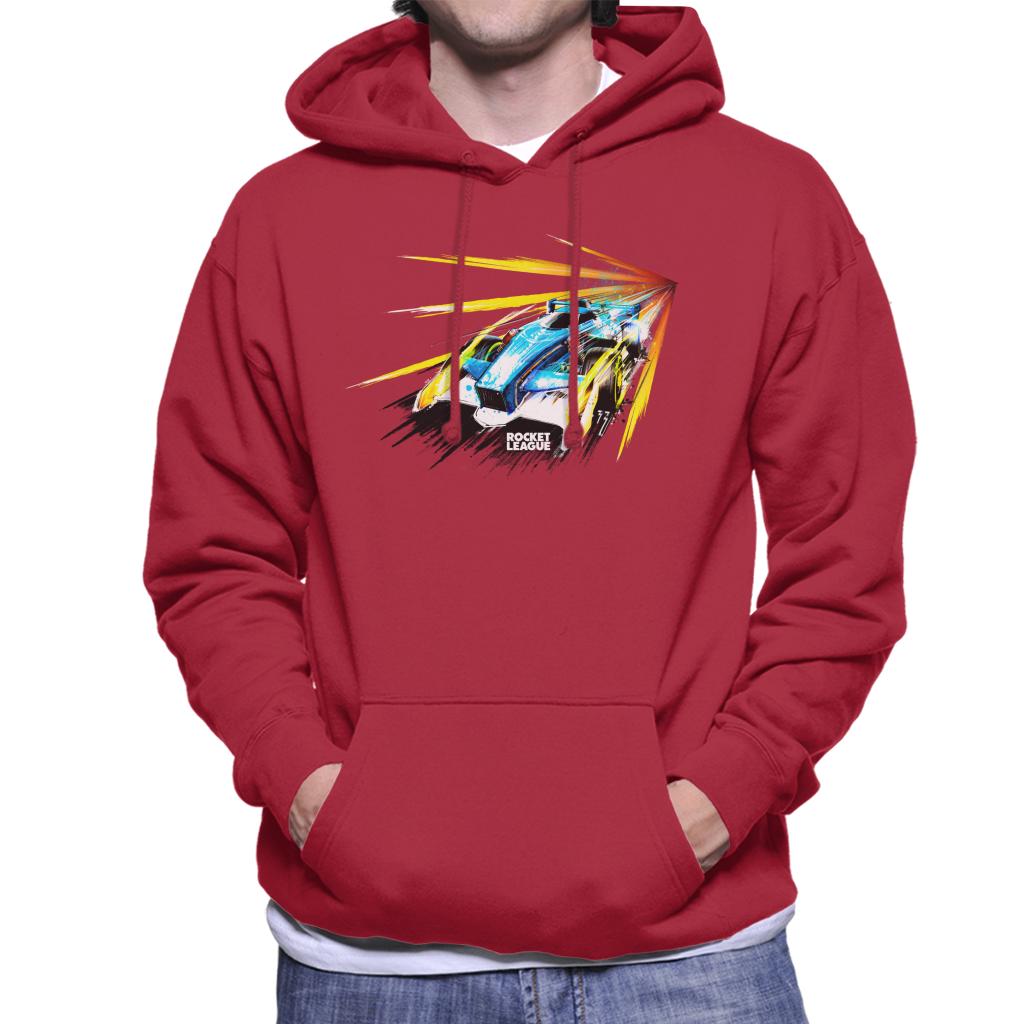 Rocket League Animus GP Men's Hooded Sweatshirt-ALL + EVERY