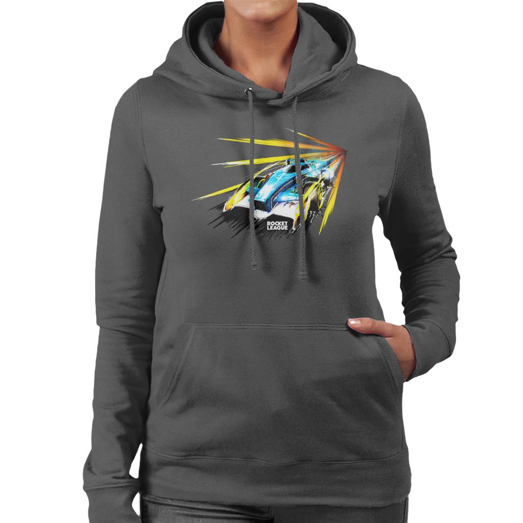 Rocket League Animus GP Women's Hooded Sweatshirt-ALL + EVERY