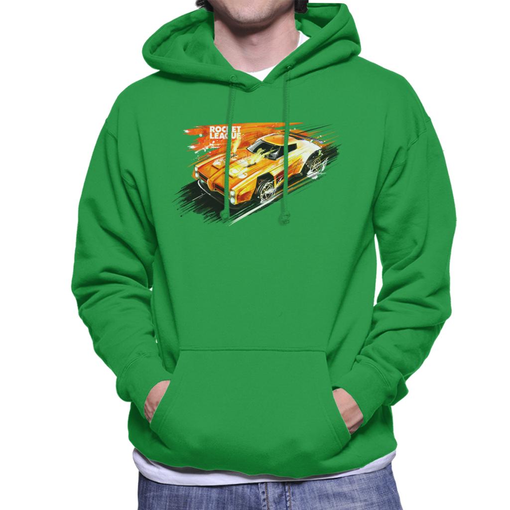 Rocket League Dominus Fire Men's Hooded Sweatshirt-ALL + EVERY