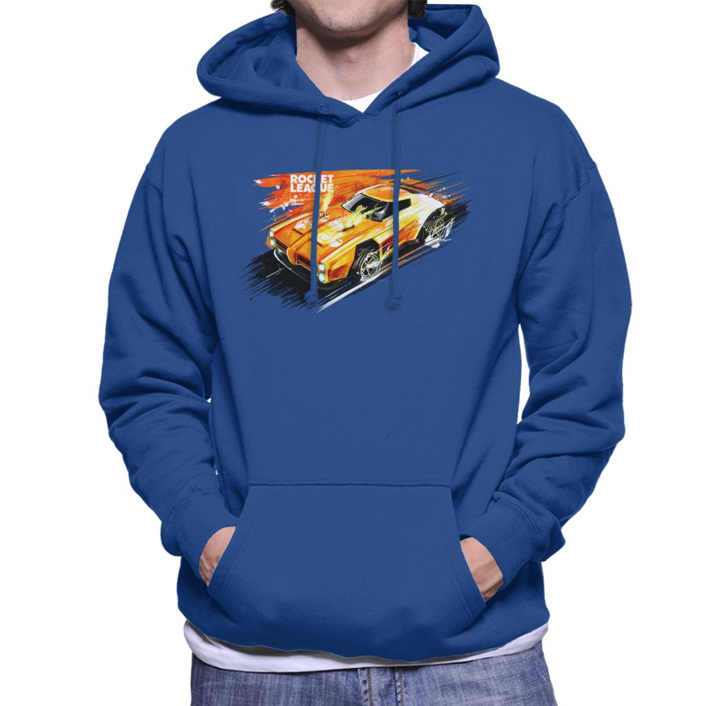 Rocket League Dominus Fire Men's Hooded Sweatshirt-ALL + EVERY