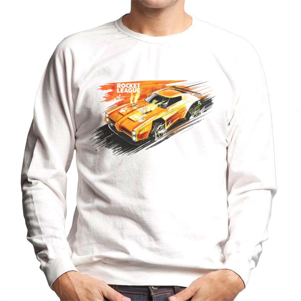 Rocket League Dominus Fire Men's Sweatshirt-ALL + EVERY