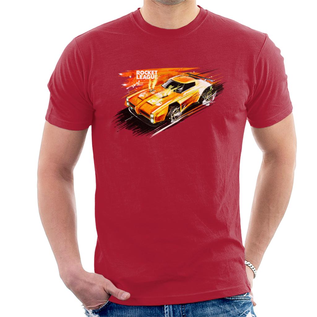 Rocket League Dominus Fire Men's T-Shirt-ALL + EVERY