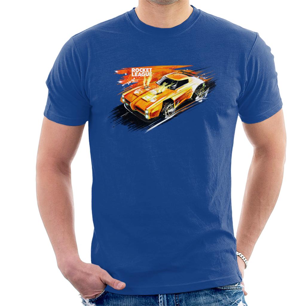 Rocket League Dominus Fire Men's T-Shirt-ALL + EVERY