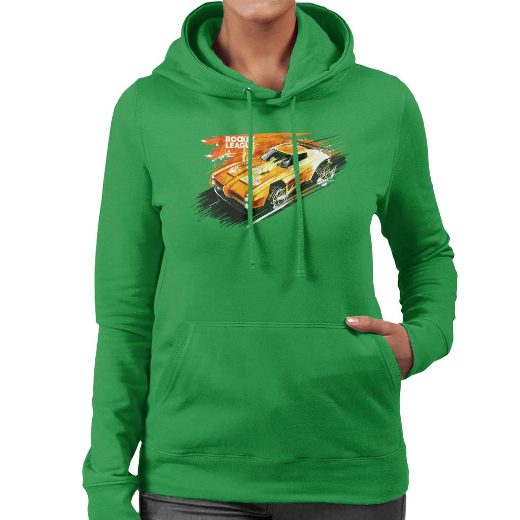 Rocket League Dominus Fire Women's Hooded Sweatshirt-ALL + EVERY