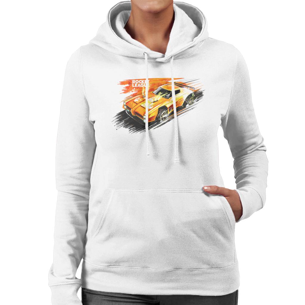 Rocket League Dominus Fire Women's Hooded Sweatshirt-ALL + EVERY