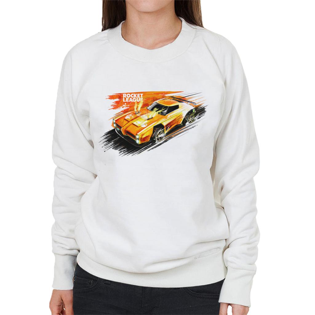 Rocket League Dominus Fire Women's Sweatshirt-ALL + EVERY